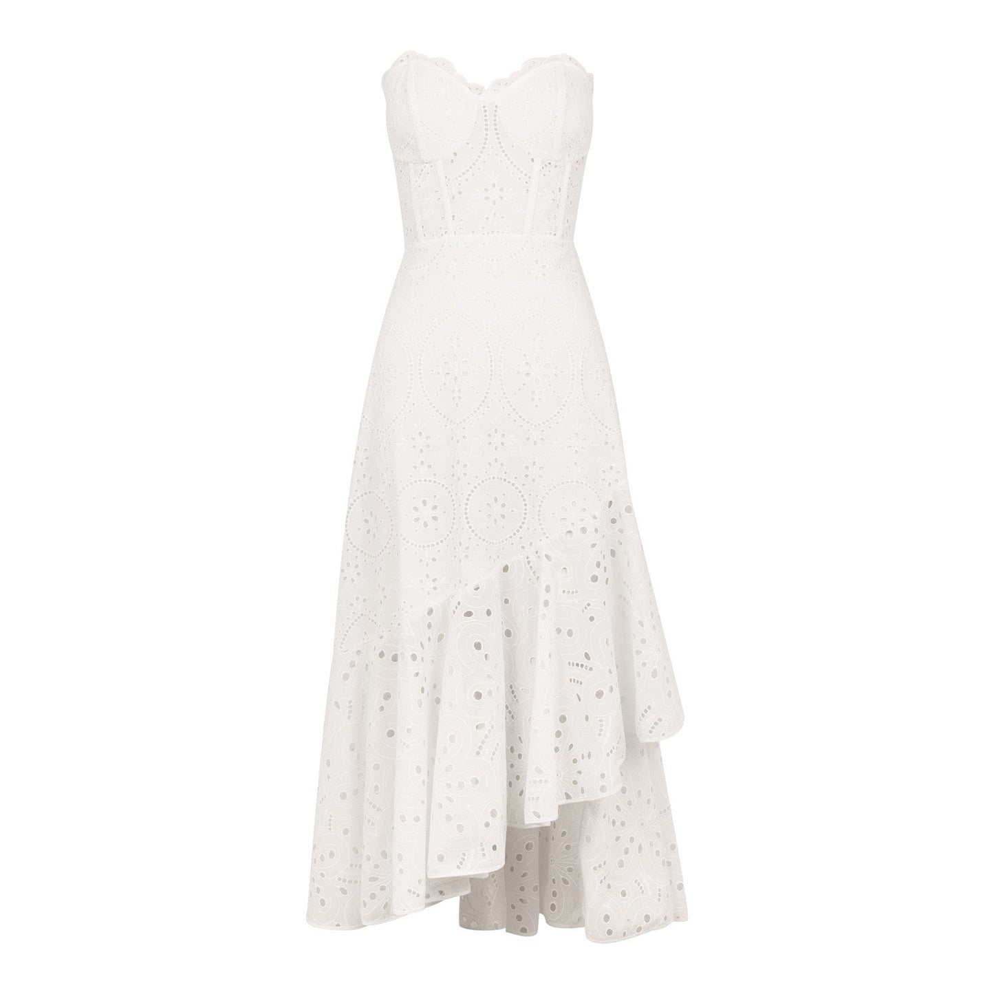 Charo Ruiz Aurora Strapless Long Dress