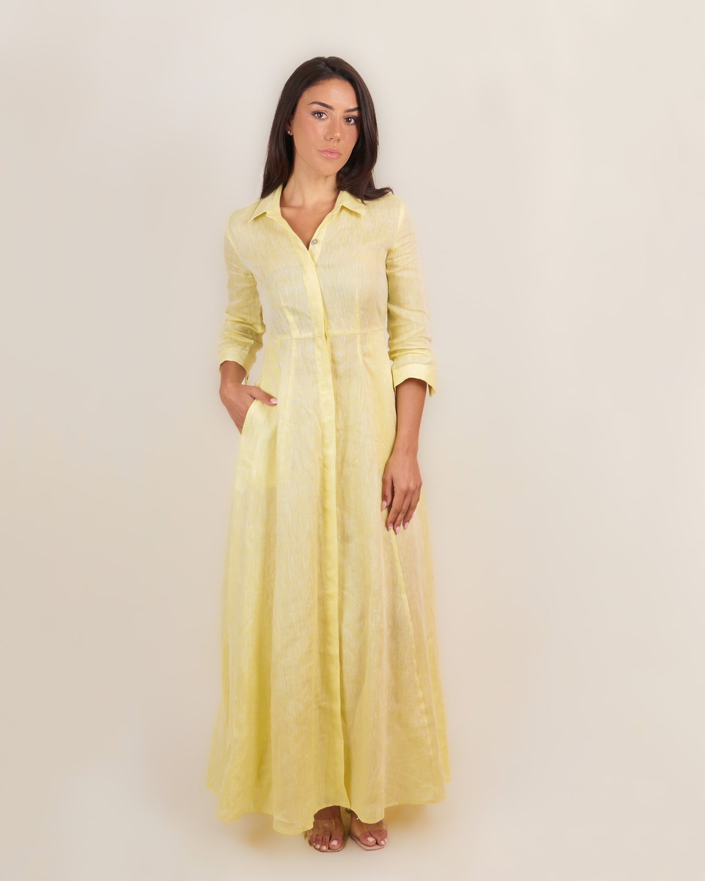 New Shirt Dress Solid