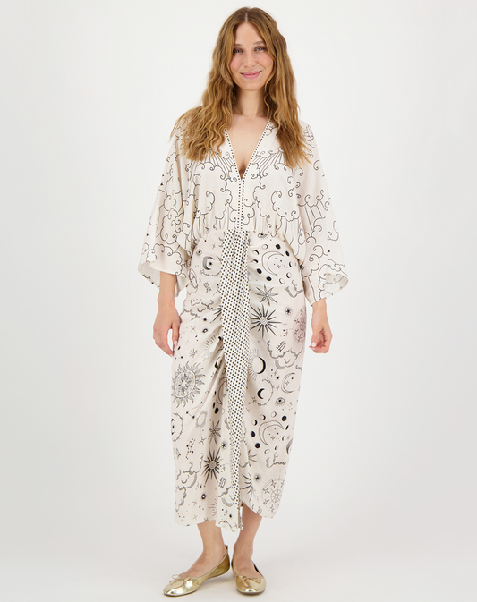 Me369 Sophia Kimono Dress Zodiac