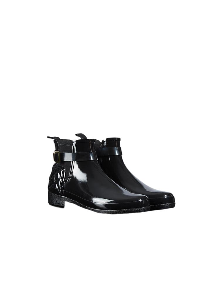 Hunter Rain Boots Women's Original Refined Quilted Gloss Chelsea Boot